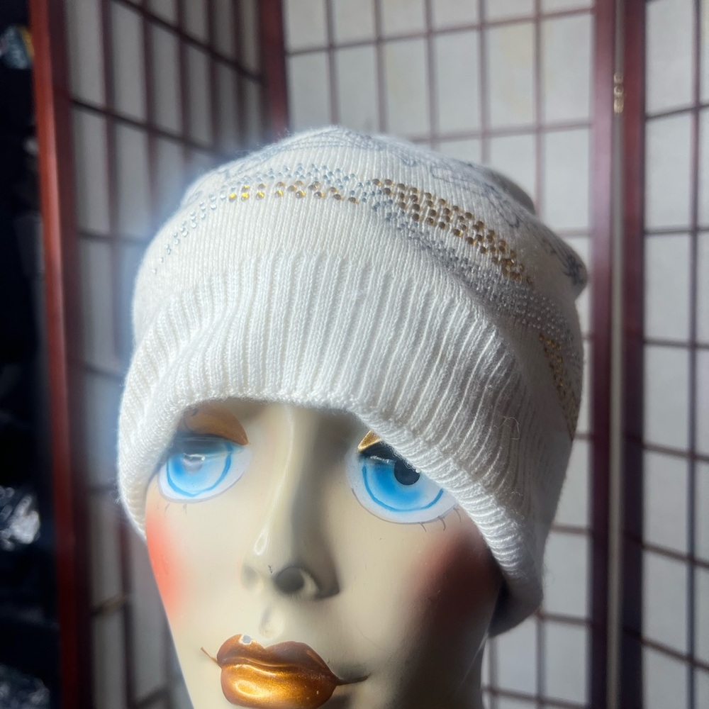SHEREL’S NEWYORK POMPOM WOOL BEENIE HAT